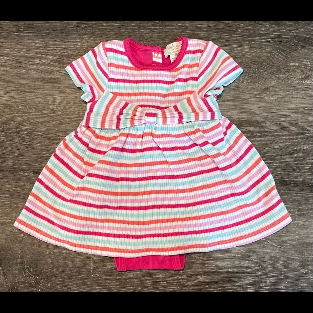 Kate Spade knit onesie dress 9M EUC